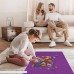 GRATEFUL HOUSE Offer Premium ROLL UP Puzzle MATS for Jigsaw Puzzles. Beautiful Purple Felt lays Perfectly Flat Comes Rolled not Folded. Fits 500 1000 1500 Piece Jigsaw Puzzles. Size 46 x 26 inches B07651Y866